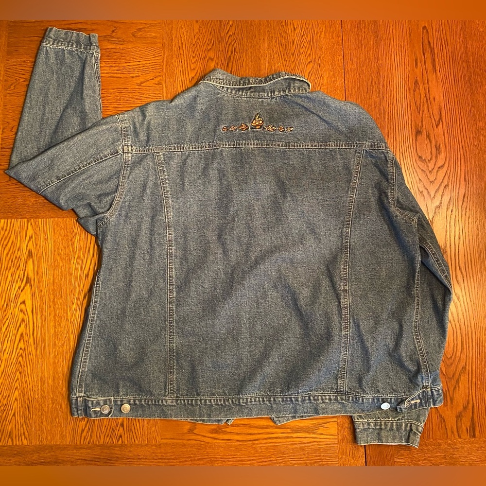 Disney Blue Denim Jacket with Eeyore Embroidery - Picture 5 of 6